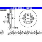 Bremsscheibe Nissan P. Cabstar 98 | 24.0126-0163.1