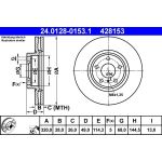 Bremsscheibe Nissan P. Murano 3.5 4X4 03-14 | 24.0128-0153.1