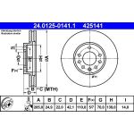 Bremsscheibe Opel P. Signum/Vectra 02 | 24.0125-0141.1