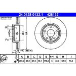 Bremsscheibe Opel P.Vivaro 1.9-2.5Dti 01 | 24.0128-0132.1