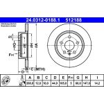 Bremsscheibe Opel T. Astra/Mokka 09- Power Disc | 24.0312-0188.1