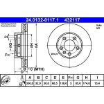 Bremsscheibe Porsche P. Cayenne | 24.0132-0117.1