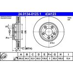 Bremsscheibe Porsche P. Cayenne/Touareg 18 Le | 24.0134-0123.1