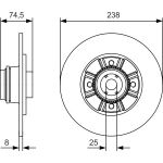 Bremsscheibe | RENAULT 19 88-01 | 0 986 479 A48