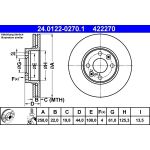 Bremsscheibe Renault P. Clio/Kangoo 08 | 24.0122-0270.1