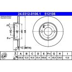 Bremsscheibe Sitz P. Cordoba/Ibiza/Toledo 91-99 Power Disc | 24.0312-0106.1