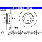 Bremsscheibe Skoda P. Felicia 94-02 | 24.0113-0182.1