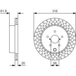 Bremsscheibe | SUBARU | 0 986 479 V05