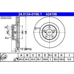 Bremsscheibe Subaru P. Outback/Impreza/Forester 03-/08- 294Mm | 24.0124-0196.1