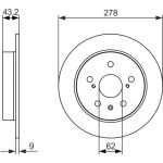 Bremsscheibe | SUZUKI,FIAT | 0 986 479 047