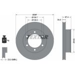 Bremsscheibe Toyota P. Hi-Lux 06 | 92222600