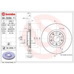 Bremsscheibe VA | FIAT JEEP | 09.D209.11