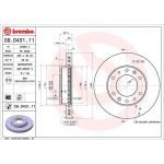 Bremsscheibe VA | HYUNDAI H350 15 | 09.D431.11