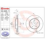 Bremsscheibe VA | TOYOTA Corolla 18 | 09.E229.11