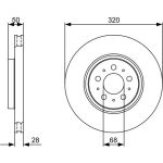 Bremsscheibe VA | VOLVO S60,S80,V70,XC70 99 | 0 986 479 321