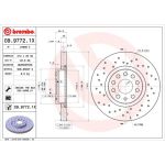 Bremsscheibe VA Xtra | VW Golf,Passat,Sharan 03 | 09.9772.1X