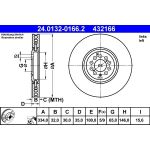 Bremsscheibe Vw P. Golf 4 R32 4 Motion 02-03 Le | 24.0132-0166.2