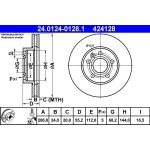 Bremsscheibe Vw P. T4 95-03 | 24.0124-0128.1