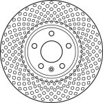 Bremsscheibe Vw S. A4/A5 07-/Q5 | DF6015S