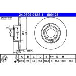 Bremsscheibe Vw T. Bora/Golf/Polo 97- Power Disc | 24.0309-0123.1