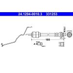 Bremsschlauch | 24.1294-0010.3