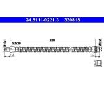 Bremsschlauch | 24.5111-0221.3