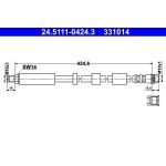 Bremsschlauch | 24.5111-0424.3