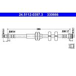 Bremsschlauch | 24.5112-0397.3