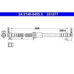 Bremsschlauch | 24.5140-0455.3