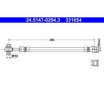 Bremsschlauch | 24.5147-0294.3