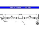 Bremsschlauch | 24.5157-0272.3