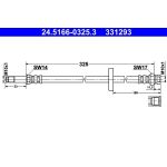 Bremsschlauch | 24.5166-0325.3