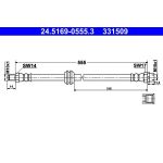 Bremsschlauch | 24.5169-0555.3