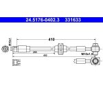 Bremsschlauch | 24.5176-0402.3