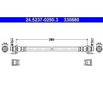 Bremsschlauch | 24.5237-0250.3