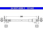 Bremsschlauch | 24.5237-0288.3