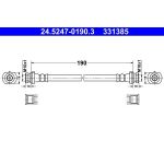 Bremsschlauch | 24.5247-0190.3