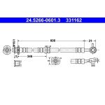 Bremsschlauch | 24.5266-0601.3