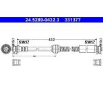 Bremsschlauch | 24.5289-0432.3