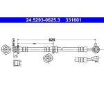 Bremsschlauch | 24.5293-0625.3