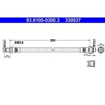 Bremsschlauch | 83.6105-0300.3