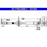 Bremsschlauch | 83.7788-0396.3