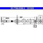 Bremsschlauch | 83.7788-0399.3