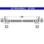 Bremsschlauch | 83.7839-0298.3