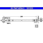 Bremsschlauch | 83.7847-0254.3