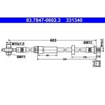 Bremsschlauch | 83.7847-0602.3