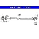 Bremsschlauch | 83.8207-0290.3