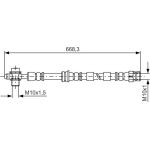 Bremsschlauch | AUDI,SEAT,SKODA,VW | 1987481693