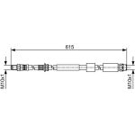 Bremsschlauch | BMW 1,2,3,4 Serie | 1987481615