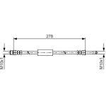 Bremsschlauch | BMW 5,6 Serie | 1987481617